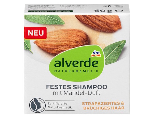 dm Alverde Festes Shampoo Mit Mandel-Duft 60g